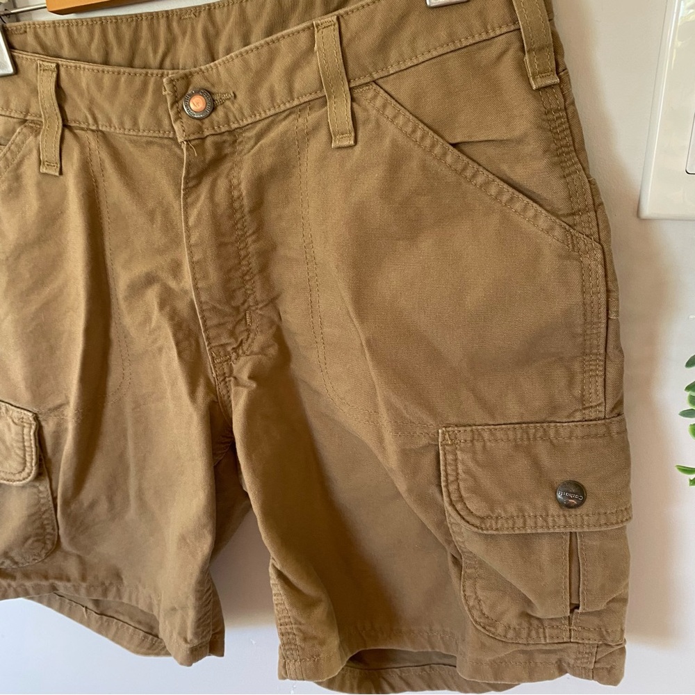 Carhartt Women's Tan Cargo Shorts Size 6 - Picture 4 of 7
